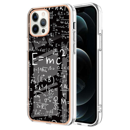 Electroplating Marble Dual-side IMD Phone Case, For iPhone 12 Pro Max