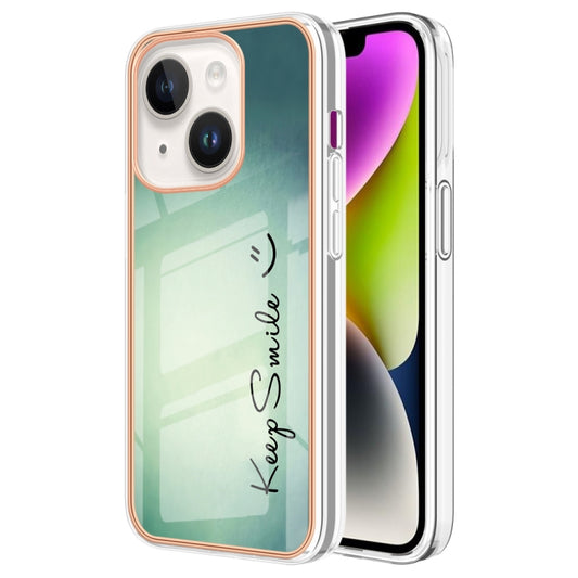 Electroplating Marble Dual-side IMD Phone Case, For iPhone 13