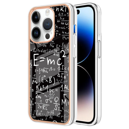 Electroplating Marble Dual-side IMD Phone Case, For iPhone 13 Pro