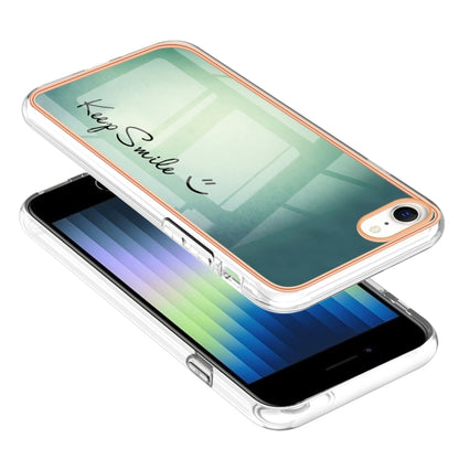 Electroplating Marble Dual-side IMD Phone Case, For iPhone SE 2022 / SE 2020 / 8 / 7
