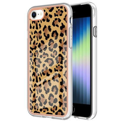 Electroplating Marble Dual-side IMD Phone Case, For iPhone SE 2022 / SE 2020 / 8 / 7