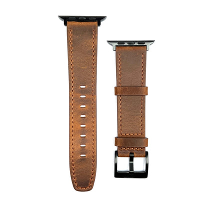 Retro Texture Leather Watch Band, Compatible with Apple Watch 2 42mm