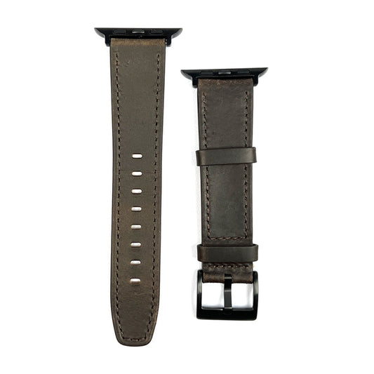 Retro Texture Leather Watch Band, Compatible with Apple Watch 38mm