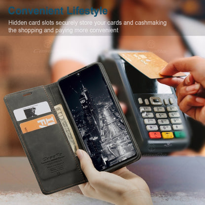 CaseMe-013 Multifunctional Retro Frosted Horizontal Flip Leather Case with Card Slot & Holder & Wallet, Compatible with Samsung Galaxy A31