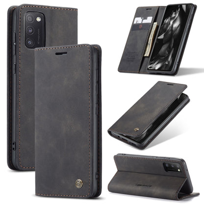 CaseMe-013 Multifunctional Retro Frosted Horizontal Flip Leather Case with Card Slot & Holder & Wallet, Compatible with Samsung Galaxy A41