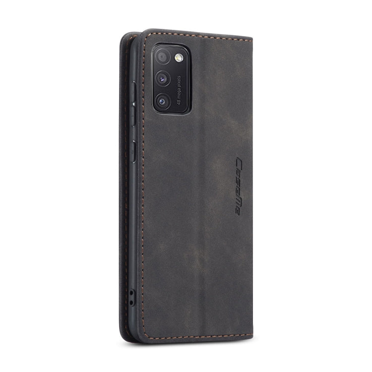 CaseMe-013 Multifunctional Retro Frosted Horizontal Flip Leather Case with Card Slot & Holder & Wallet, Compatible with Samsung Galaxy A41
