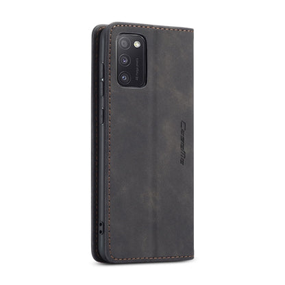 CaseMe-013 Multifunctional Retro Frosted Horizontal Flip Leather Case with Card Slot & Holder & Wallet, Compatible with Samsung Galaxy A41
