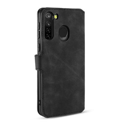 DG.MING Retro Oil Side Horizontal Flip Case, Compatible with Samsung Galaxy A21 (EU Version)