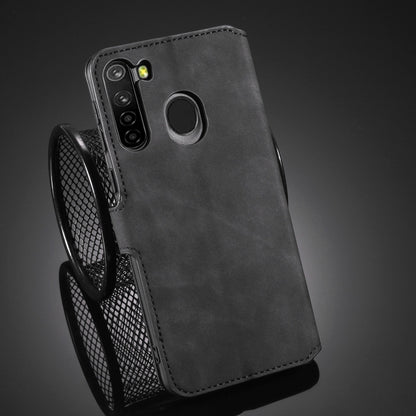 DG.MING Retro Oil Side Horizontal Flip Case, Compatible with Samsung Galaxy A21 (EU Version)