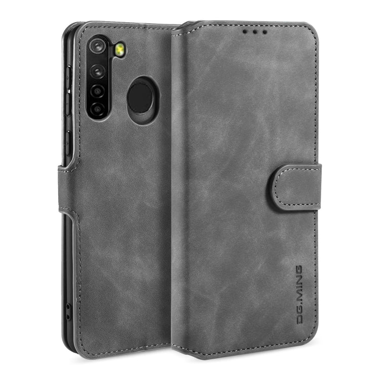 DG.MING Retro Oil Side Horizontal Flip Case, Compatible with Samsung Galaxy A21 (EU Version)