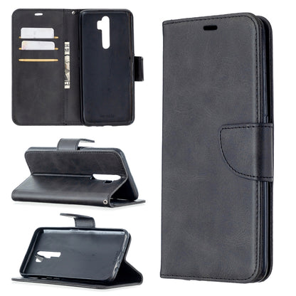 Retro Lambskin Texture Pure Color Horizontal Flip PU Leather Case with Holder & Card Slots & Wallet & Lanyard, Compatible with Oppo A5 (2020) / A9 (2020)