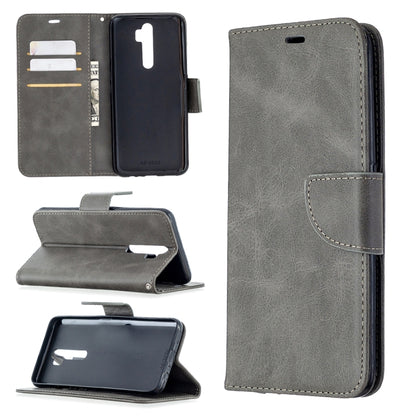 Retro Lambskin Texture Pure Color Horizontal Flip PU Leather Case with Holder & Card Slots & Wallet & Lanyard, Compatible with Oppo A5 (2020) / A9 (2020)