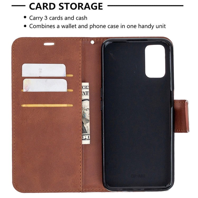 Retro Lambskin Texture Pure Color Horizontal Flip PU Leather Case with Holder & Card Slots & Wallet & Lanyard, Compatible with Oppo A72 / A52 / A92