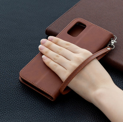 Retro Lambskin Texture Pure Color Horizontal Flip PU Leather Case with Holder & Card Slots & Wallet & Lanyard, For Oppo A72 / A52 / A92