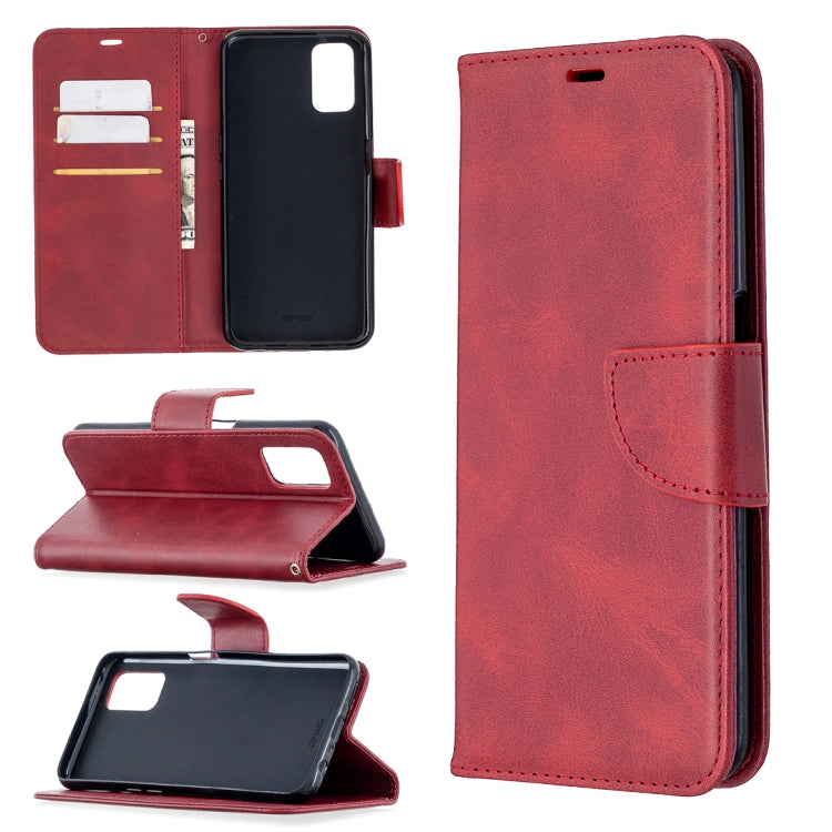 Retro Lambskin Texture Pure Color Horizontal Flip PU Leather Case with Holder & Card Slots & Wallet & Lanyard, For Oppo A72 / A52 / A92