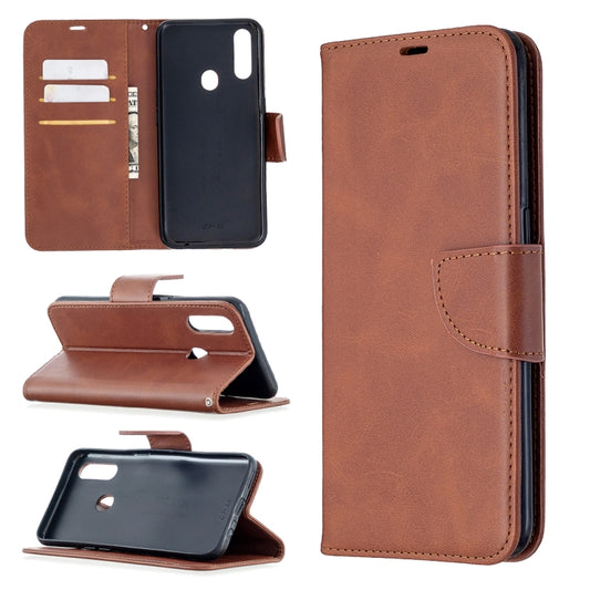 Retro Lambskin Texture Pure Color Horizontal Flip PU Leather Case with Holder & Card Slots & Wallet & Lanyard, Compatible with Oppo A31 (2020) / A81