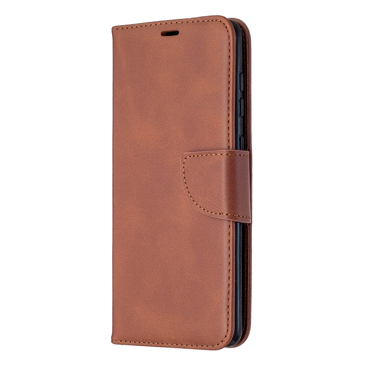 Retro Lambskin Texture Pure Color Horizontal Flip PU Leather Case with Holder & Card Slots & Wallet & Lanyard, For Samsung Galaxy A21s