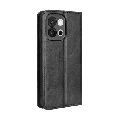 Magnetic Buckle Retro Texture Leather Phone Case