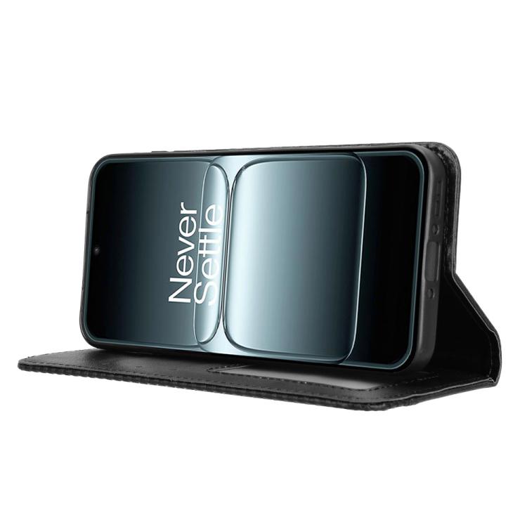 Magnetic Buckle Retro Texture Leather Phone Case