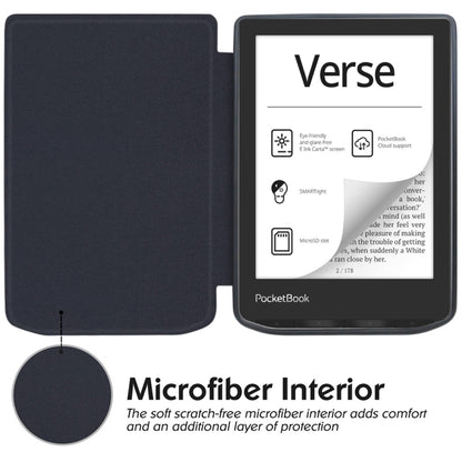 Painted Retro Skin-feel Leather Smart Tablet Case