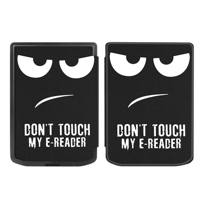 Painted Retro Skin-feel Leather Smart Tablet Case