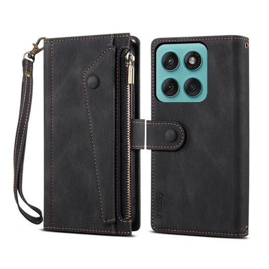 ESEBLE Retro Frosted RFID Leather Phone Case