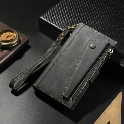 ESEBLE Retro Frosted RFID Leather Phone Case