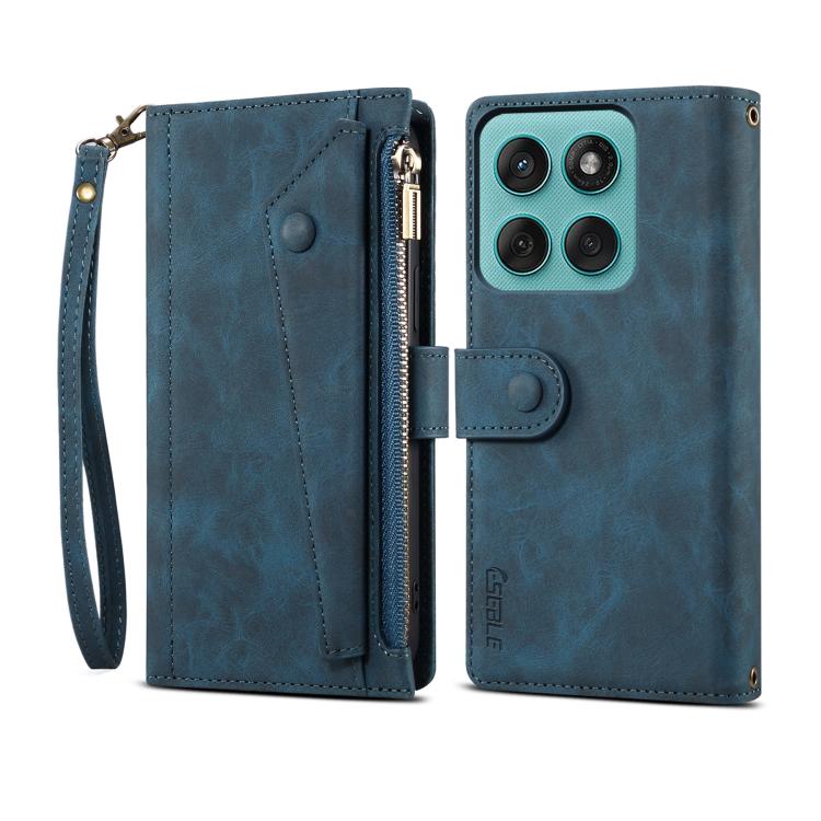 ESEBLE Retro Frosted RFID Leather Phone Case