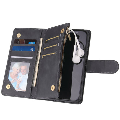 Multifunctional Retro Frosted Horizontal Flip Leather Case with Card Slot & Holder & Zipper Wallet & Photo Frame & Lanyard, For iPhone 12 mini
