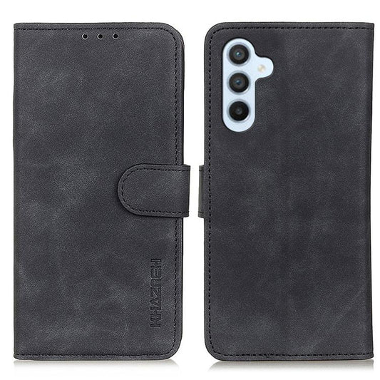 KHAZNEH Retro Texture Horizontal Flip Leather Phone Case, Compatible with Samsung Galaxy S25 FE 5G