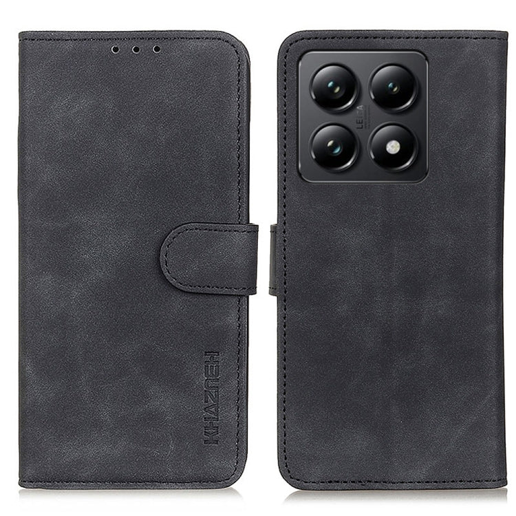 KHAZNEH Retro Texture Flip Leather Phone Case