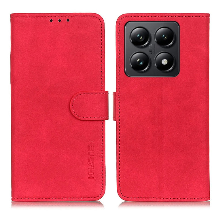 KHAZNEH Retro Texture Flip Leather Phone Case