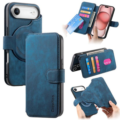 CaseNeo MagSafe RFID Anti-theft Retro Leather Phone Case, For iPhone Air