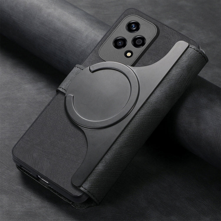 CaseNeo MagSafe RFID Anti-theft Retro Leather Phone Case, For Honor 200 Lite Global