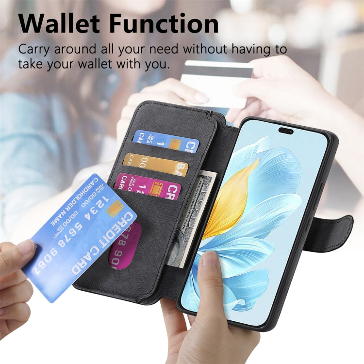 CaseNeo MagSafe RFID Anti-theft Retro Leather Phone Case, For Honor 200 Lite Global