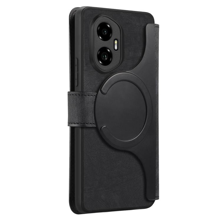 CaseNeo MagSafe RFID Anti-theft Retro Leather Phone Case, For Honor 300