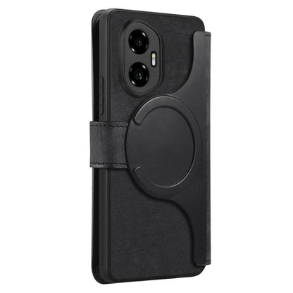 CaseNeo MagSafe RFID Anti-theft Retro Leather Phone Case, For Honor 300