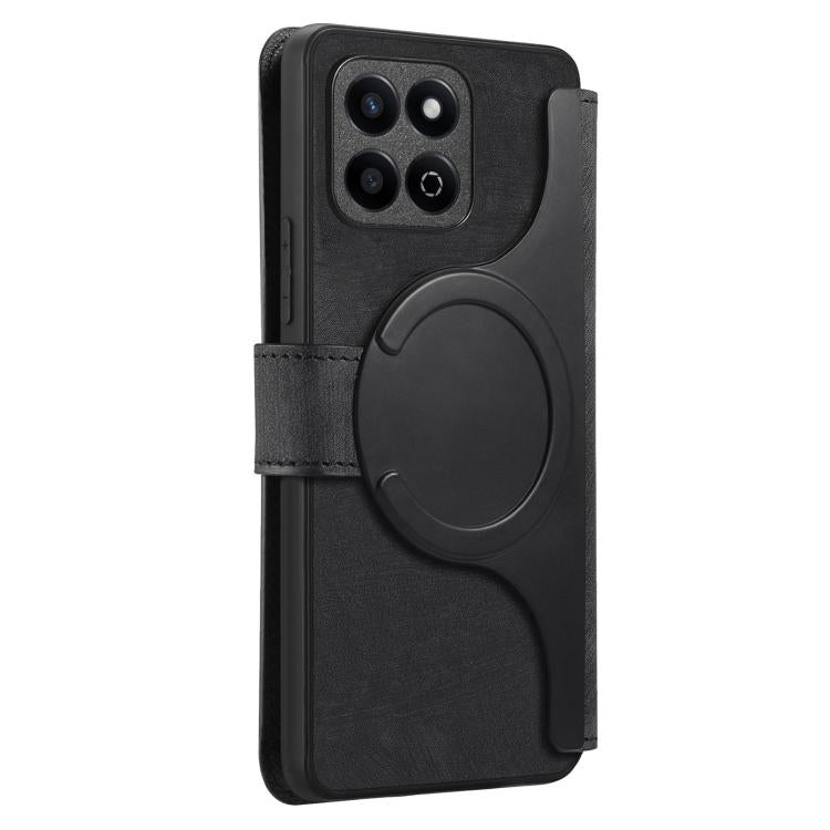 CaseNeo MagSafe RFID Anti-theft Retro Leather Phone Case, For Honor Play 30M 5G