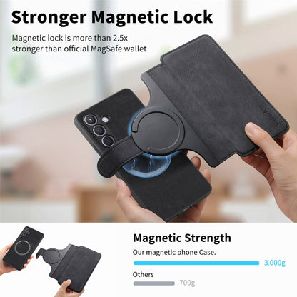 CaseNeo MagSafe RFID Anti-theft Retro Leather Phone Case, For Samsung Galaxy S23 FE 5G