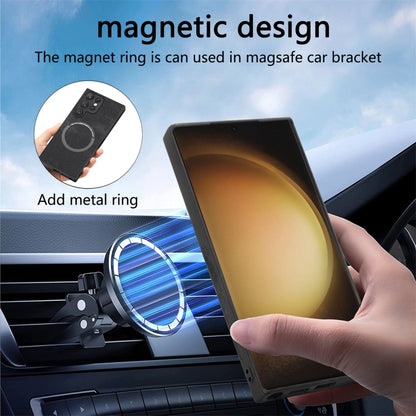 CaseNeo MagSafe RFID Anti-theft Retro Leather Phone Case, For Samsung Galaxy S23 Ultra 5G