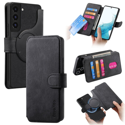 CaseNeo MagSafe RFID Anti-theft Retro Leather Phone Case
