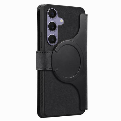 CaseNeo MagSafe RFID Anti-theft Retro Leather Phone Case, For Samsung Galaxy S25+ 5G