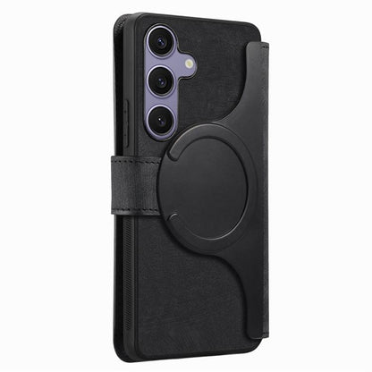 CaseNeo MagSafe RFID Anti-theft Retro Leather Phone Case, For Samsung Galaxy S25 FE 5G