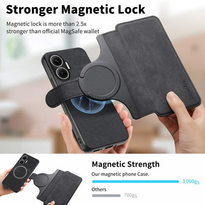 CaseNeo MagSafe RFID Anti-theft Retro Leather Phone Case