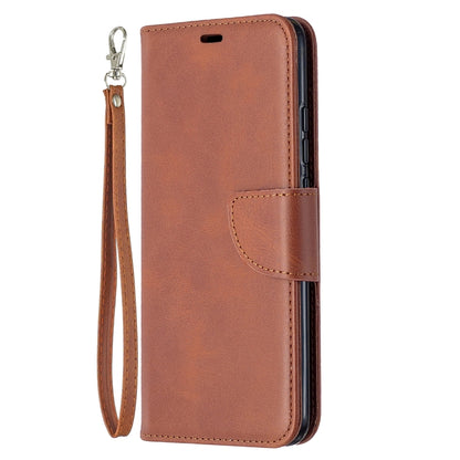 Retro Lambskin Texture Pure Color Horizontal Flip PU Leather Case with Holder & Card Slots & Wallet & Lanyard, For Xiaomi Redmi 9A