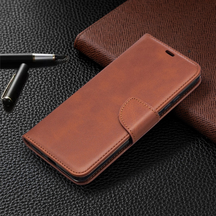 Retro Lambskin Texture Pure Color Horizontal Flip PU Leather Case with Holder & Card Slots & Wallet & Lanyard, For Xiaomi Redmi 9A
