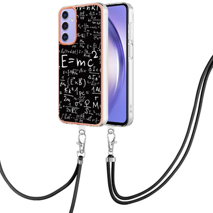 Electroplating Dual-side IMD Phone Case with Lanyard, Compatible with Samsung Galaxy A16 5G