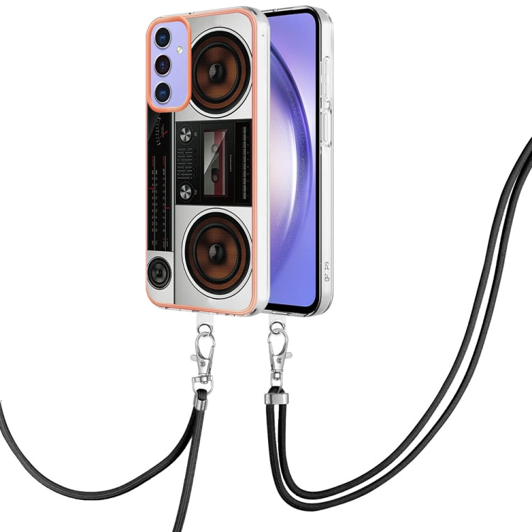 Electroplating Dual-side IMD Phone Case with Lanyard, Compatible with Samsung Galaxy A16 5G