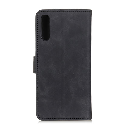 KHAZNEH Retro Texture PU + TPU Horizontal Flip Leather Case with Holder & Card Slots & Wallet, Compatible with Sony Xperia 5 II