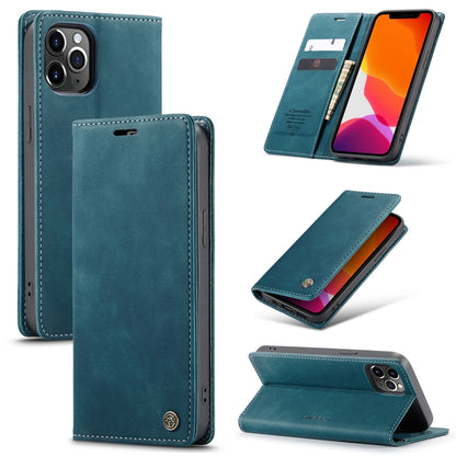 CaseMe-013 Multifunctional Retro Frosted Horizontal Flip Leather Case with Card Slot & Holder & Wallet, Compatible with iPhone 12 Pro Max